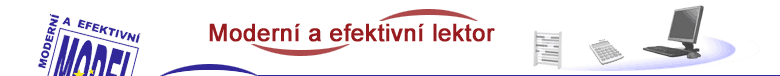 Moderní a efektivní lektor